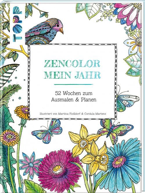 Buch: Zencolor Mein Jahr / 52 Wochen zum Ausmalen & Planen ...